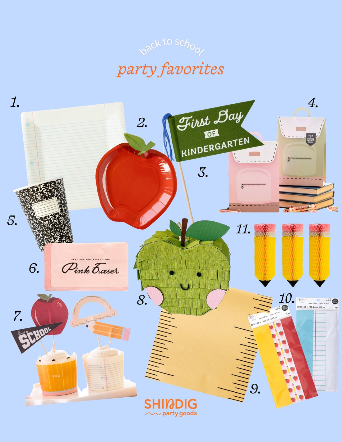 Back To School Party Favorites